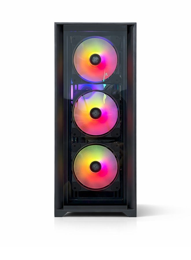 Game Sekret Trident Gaming PC -  Intel Core i5-12400F | GeForce RTX 3050 8GB GPU | 32GB DDR4 RAM | 1TB M.2 NVMe SSD | Air Cooler | H610 MB | 500W 80+ PSU | WiFi/Bluetooth/Windows 11 Pro | Game Sekret Desktop Computer | 1 Year Warranty Black - Image 3